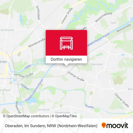 Oberaden, Im Sundern Karte