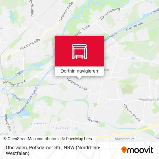 Oberaden, Potsdamer Str. Karte