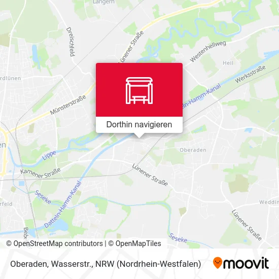 Oberaden, Wasserstr. Karte