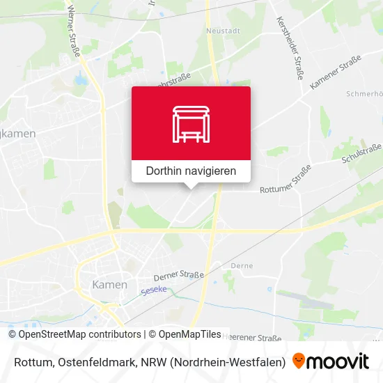 Rottum, Ostenfeldmark Karte