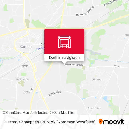 Heeren, Schnepperfeld Karte