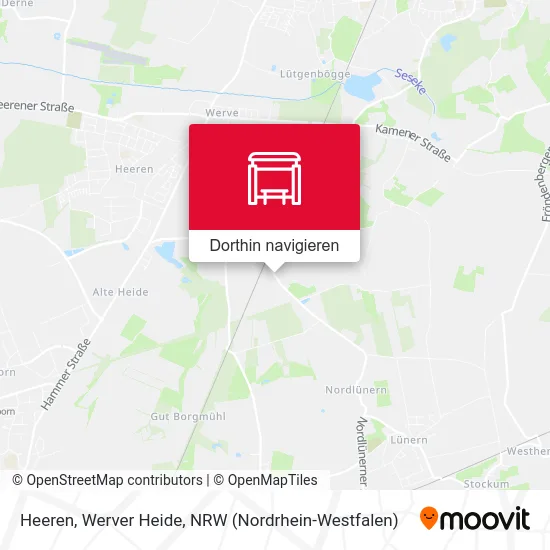 Heeren, Werver Heide Karte