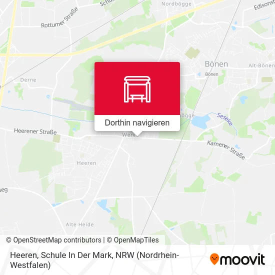 Heeren, Schule In Der Mark Karte