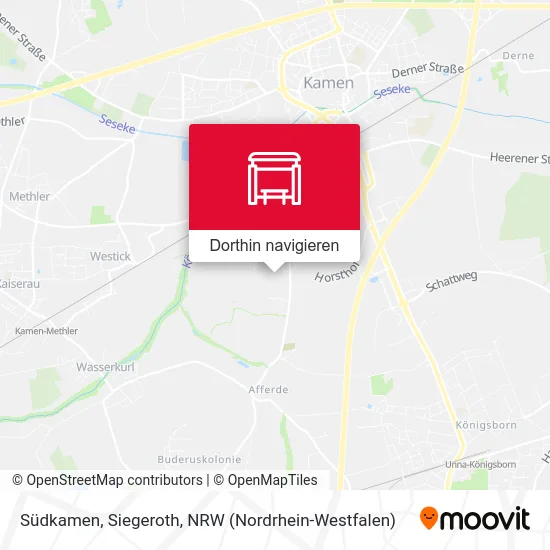 Südkamen, Siegeroth Karte