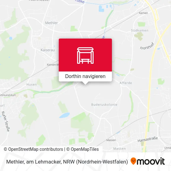 Methler, am Lehmacker Karte