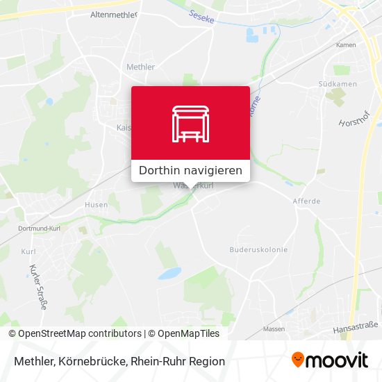 Methler, Körnebrücke Karte