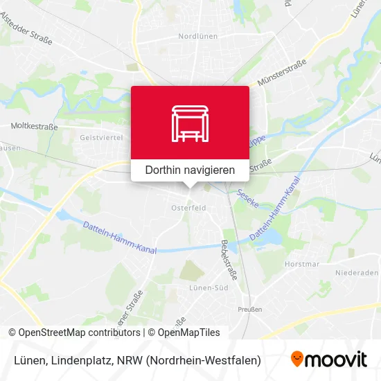 Lünen, Lindenplatz Karte