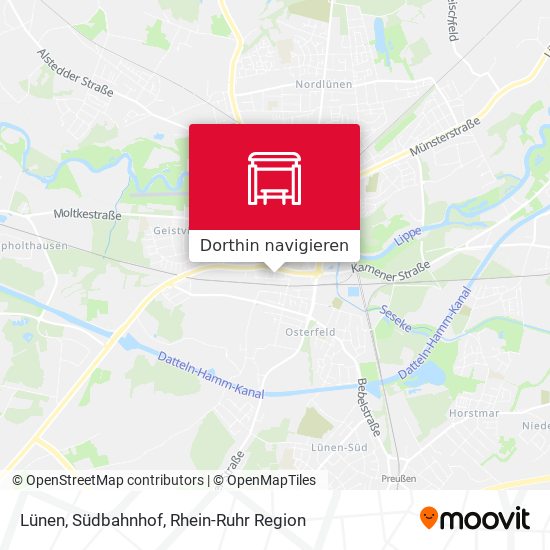 Lünen, Südbahnhof Karte