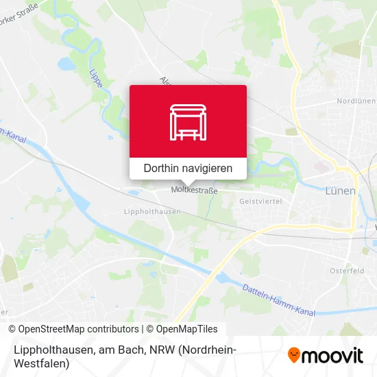 Lippholthausen, am Bach Karte