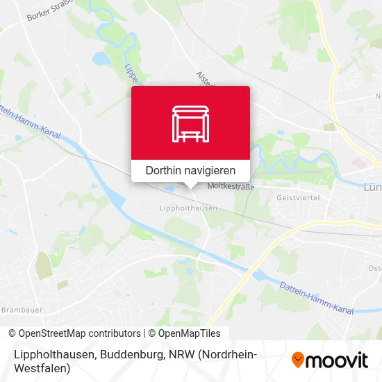 Lippholthausen, Buddenburg Karte