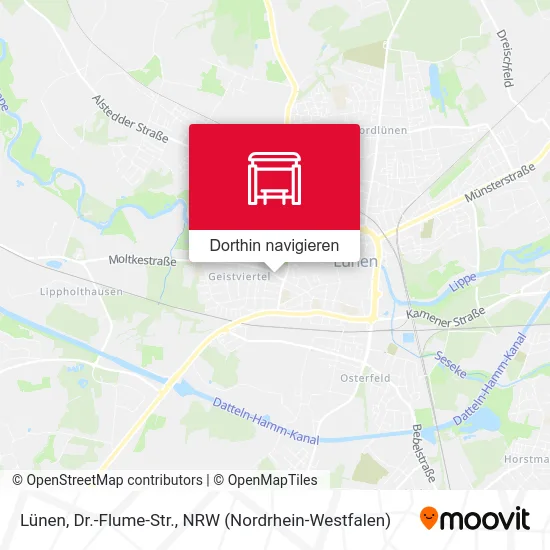 Lünen, Dr.-Flume-Str. Karte