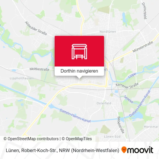 Lünen, Robert-Koch-Str. Karte