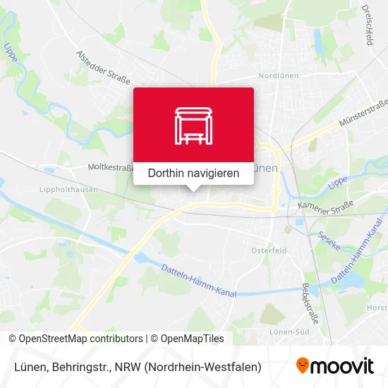 Lünen, Behringstr. Karte