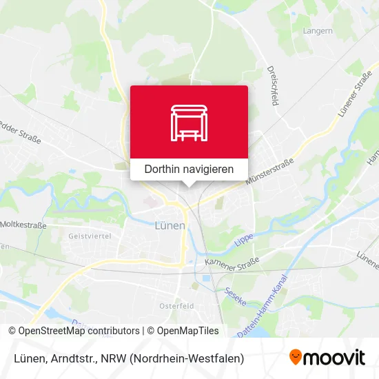 Lünen, Arndtstr. Karte