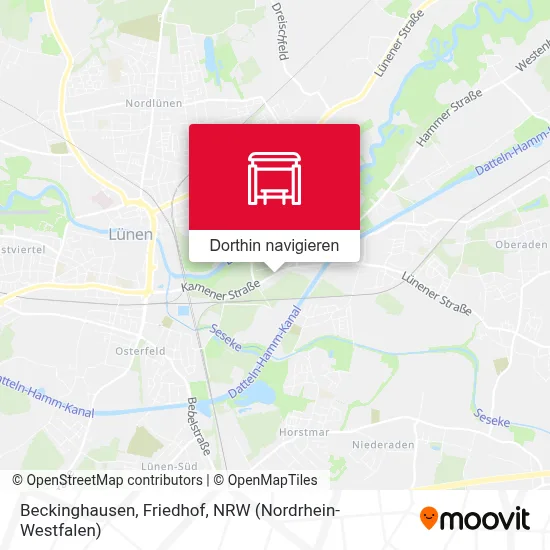 Beckinghausen, Friedhof Karte