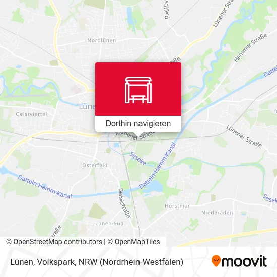 Lünen, Volkspark Karte