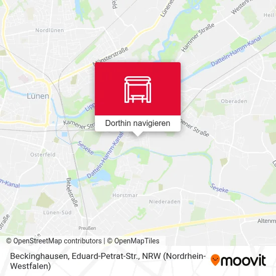 Beckinghausen, Eduard-Petrat-Str. Karte