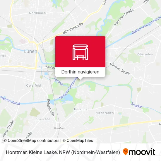 Horstmar, Kleine Laake Karte