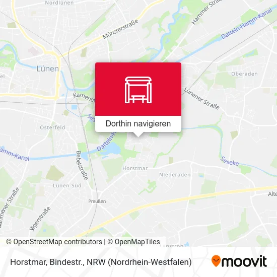 Horstmar, Bindestr. Karte