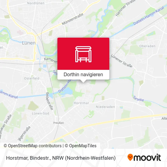 Horstmar, Bindestr. Karte