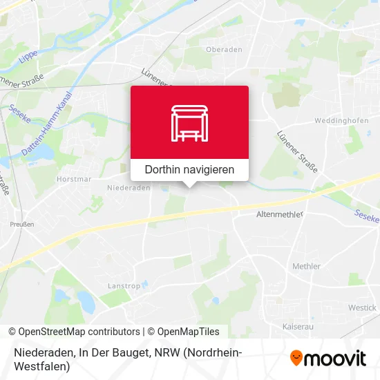 Niederaden, In Der Bauget Karte