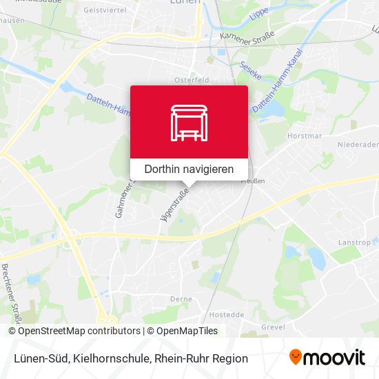 Lünen-Süd, Kielhornschule Karte