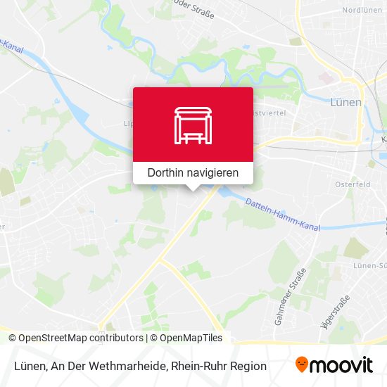 Lünen, An Der Wethmarheide Karte