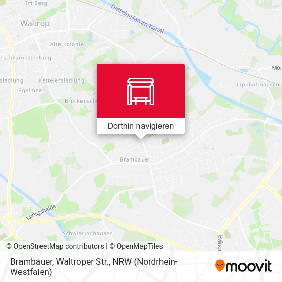 Brambauer, Waltroper Str. Karte