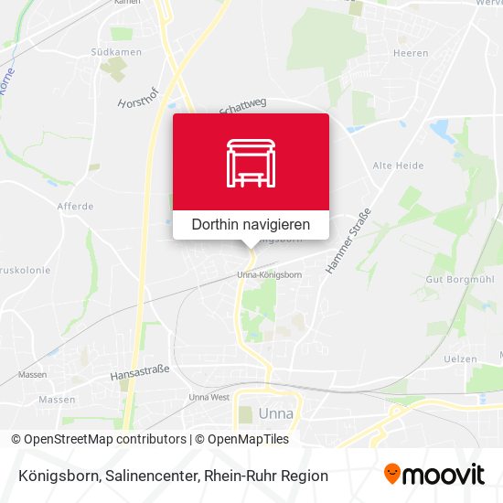 Königsborn, Salinencenter Karte