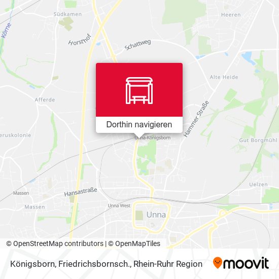 Königsborn, Friedrichsbornsch. Karte