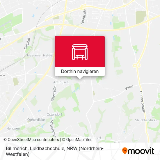 Billmerich, Liedbachschule Karte