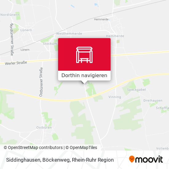 Siddinghausen, Böckenweg Karte