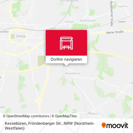 Kessebüren, Fröndenberger Str. Karte