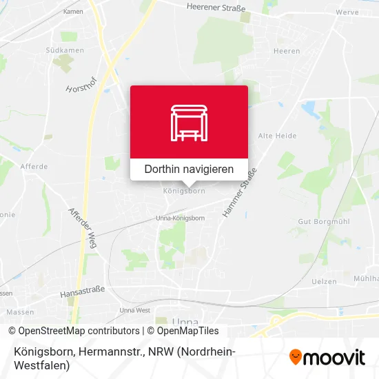 Königsborn, Hermannstr. Karte