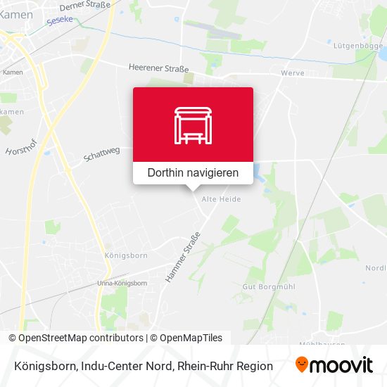 Königsborn, Indu-Center Nord Karte
