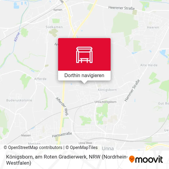 Königsborn, am Roten Gradierwerk Karte