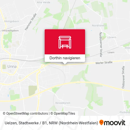 Uelzen, Stadtwerke / B1 Karte