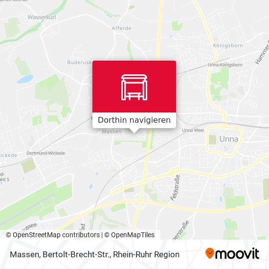 Massen, Bertolt-Brecht-Str. Karte