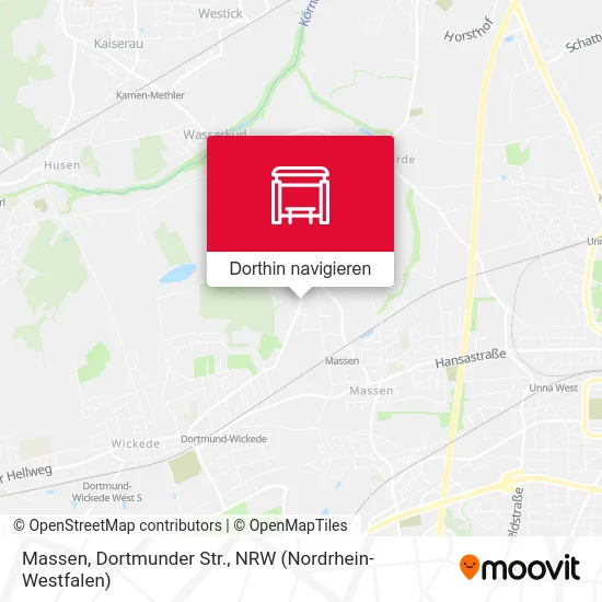 Massen, Dortmunder Str. Karte