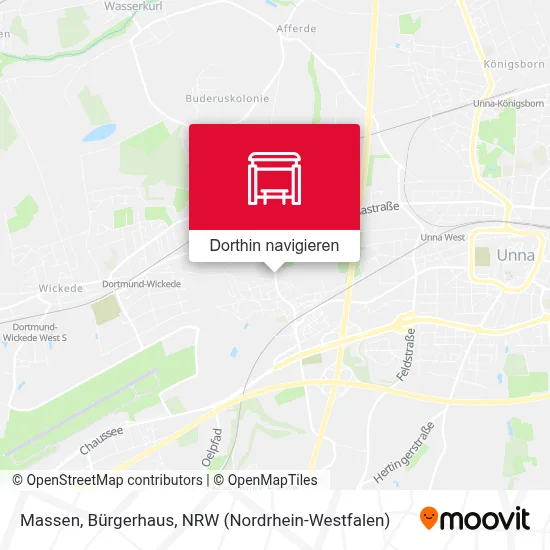 Massen, Bürgerhaus Karte