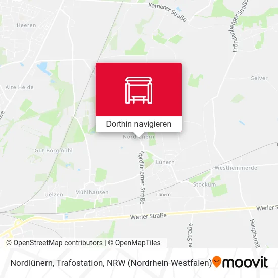 Nordlünern, Trafostation Karte