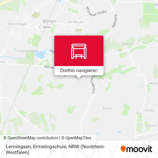 Lenningsen, Ermelingschule Karte