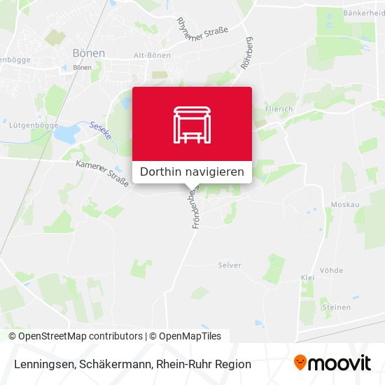 Lenningsen, Schäkermann Karte