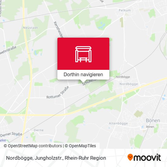 Nordbögge, Jungholzstr. Karte