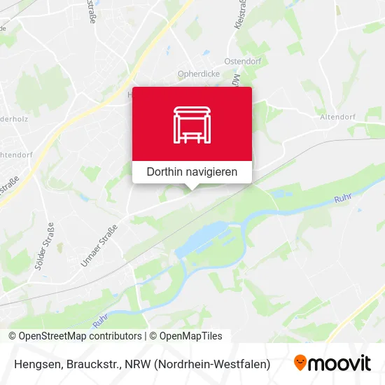 Hengsen, Brauckstr. Karte