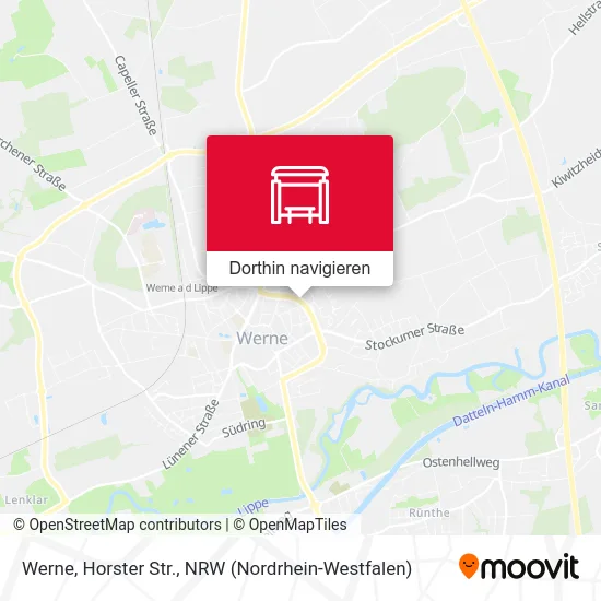 Werne, Horster Str. Karte