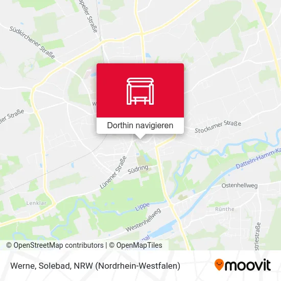 Werne, Solebad Karte