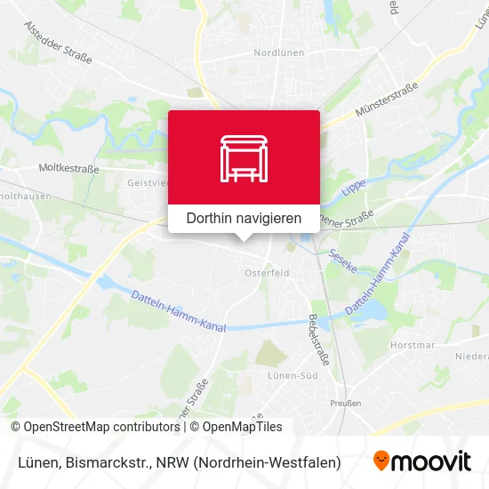 Lünen, Bismarckstr. Karte