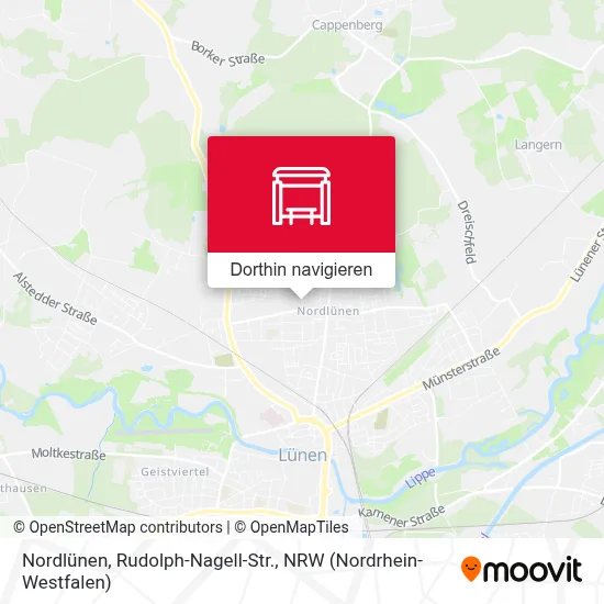 Nordlünen, Rudolph-Nagell-Str. Karte