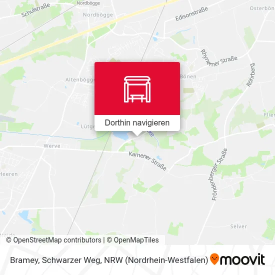 Bramey, Schwarzer Weg Karte
